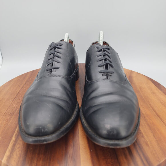 Allen Edmonds Carlyle Oxfords Men\'s 11 B Black Leather Plain Toe Dress Shoes main image 6